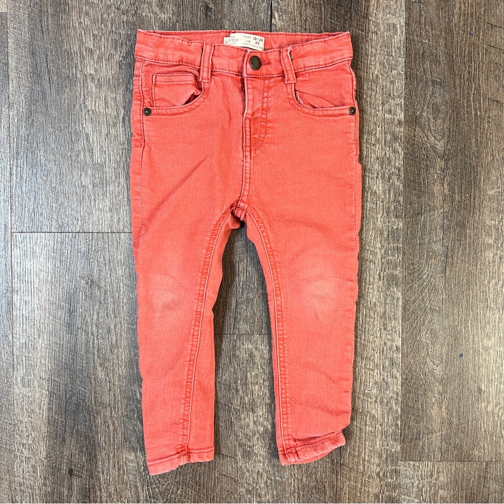 Zara Kids Coral Jeans